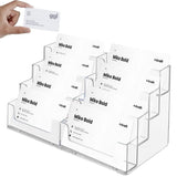 Business Card Holder Table Stand 8 Compartments
