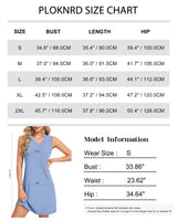 Women's V-Neck Sleeveless Summer Dress with Split Black Leopard – 2XL