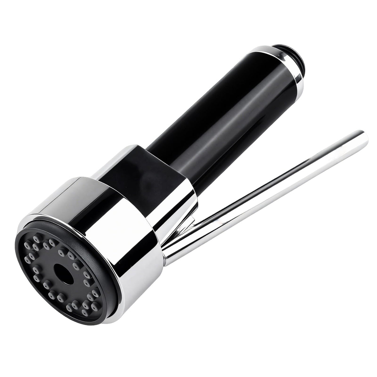 Extendable Kitchen Spray Head 360° Rotating Splash-Free Smooth Flow – Chrome