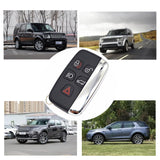 5-Button Replacement Key Case for Land Rover & Jaguar Fits Evoque/Discovery/Freelander – Compatible