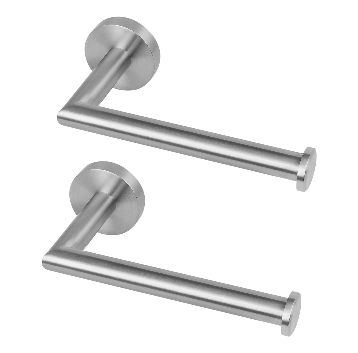 Suport rolă hârtie igienică din inox periat HITSLAM pentru baie și bucătărie, set 2 bucăți