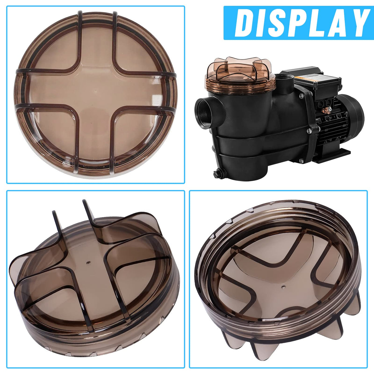 Pool Pump Cover Replacement for Sand Filter Pump Pre-filter Spare Part – A