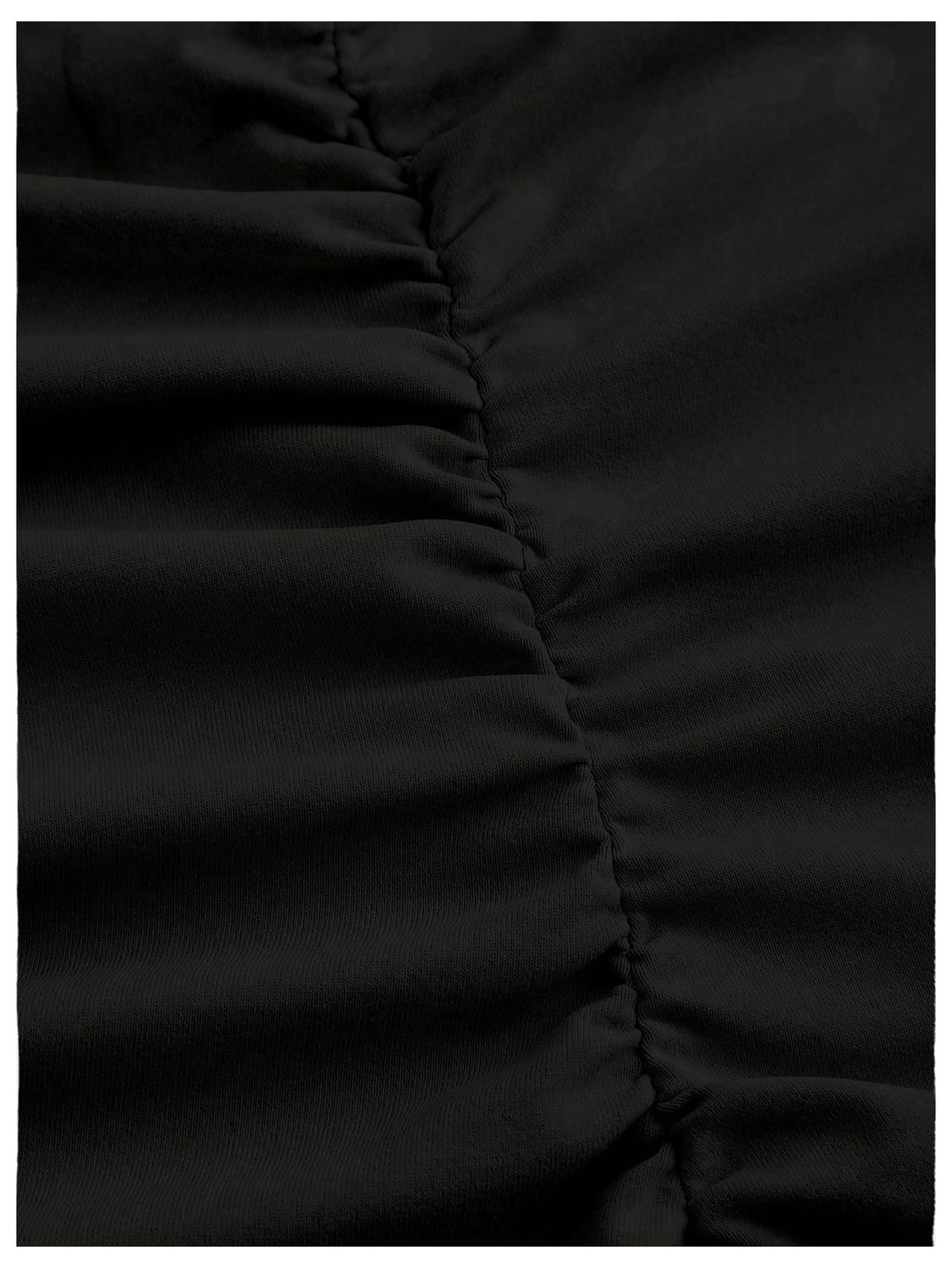 SweatyRocks Women's Maxi Dress Black M Asymmetrical Neckline One Shoulder Bodycon Fishtail Dress with Ruffles Elegant/ Pencil/ Figure-hugging Dress for Casual Occasions