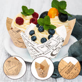 Forme din hârtie tip lalea pentru brioșe și cupcakes, set 200 bucăți – Multicolor