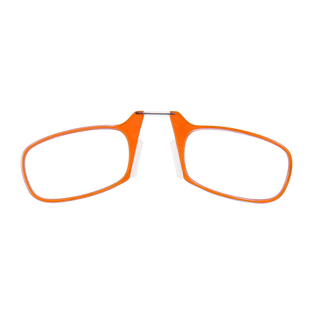 DIDINSKY Arthin reading glasses without temples for men and women. Lightweight glasses as a portable reading magnifier and travel glasses. Perfect reading glasses for women and prescription glasses. Carrot +2.0