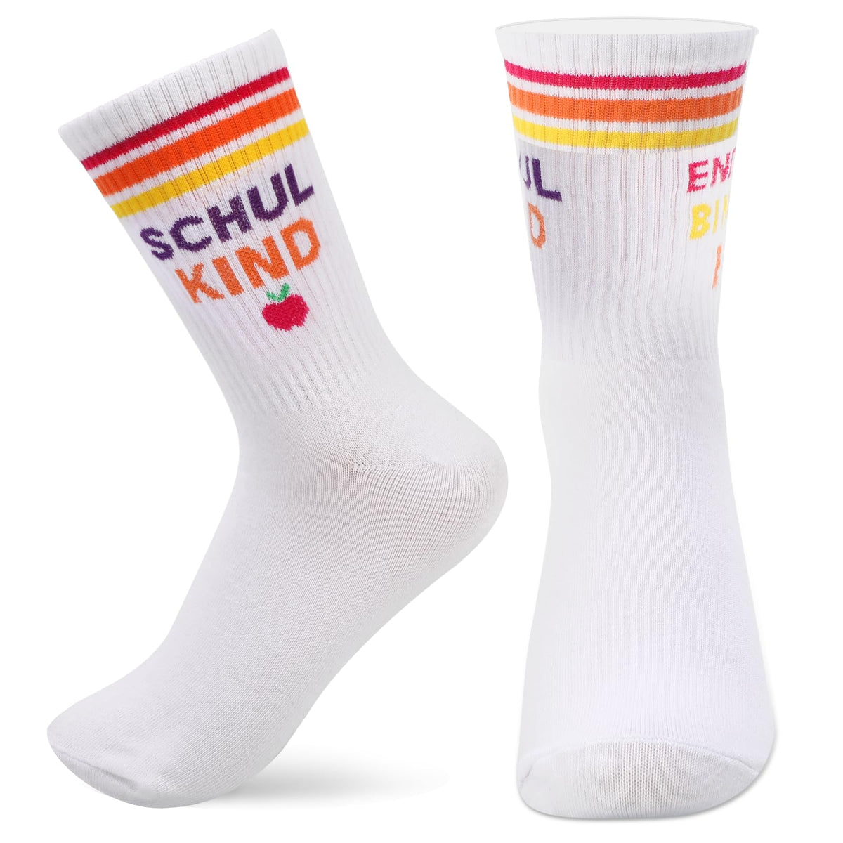 Șosete fetițe DPKOW mărimi 25-34 cadou început de an școlar – Multicolor