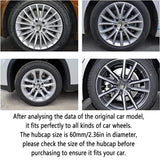 Skull Alloy Wheel Hubcaps 4-Piece Set