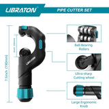 Libraton pipe cutter 5-50mm, pipe cutter stainless steel, pipe cutter for stainless steel pipes, pipe cutter with deburrer for cutting thin stainless steel, steel, copper pipe, aluminum