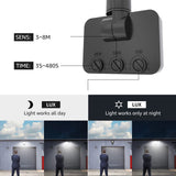 Proiector LED exterior 20W cu senzor de mișcare Lepro 1700LM IP65 lumină rece 5000K