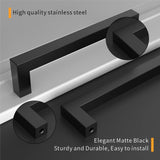 Mânere de mobilier din inox auriu distanță între găuri 128 mm, set 10 bucăți