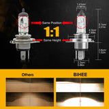 BIHEE Halogen Headlight Bulbs 12V 35W 3000K Yellow Bright Light – 2 Pack