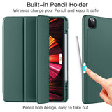 Husă de protecție Vobafe cu suport pentru Apple Pencil pentru iPad Pro 12.9 inch – Verde Brad
