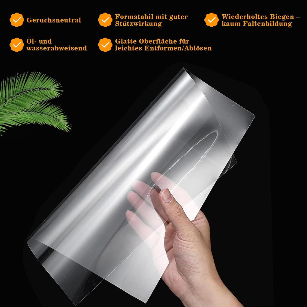 Acetate Cake Collar Film Reusable 30cm x 10m – Transparent