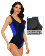 Costum de baie întreg modelator Halcurt cu spate decupat și drapaj pe abdomen