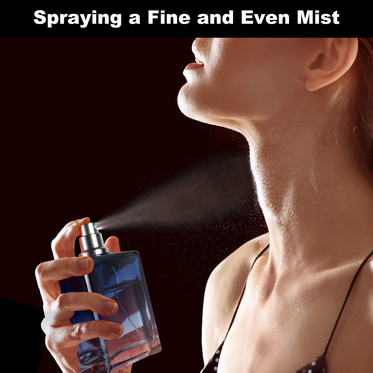 Sticlă goală reîncărcabilă atomizor parfum 100ml din sticlă degradé – Albastru 100ml
