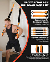 Set benzi elastice de rezistență fitness reglabile 75–300 lbs cu ancoră de ușă