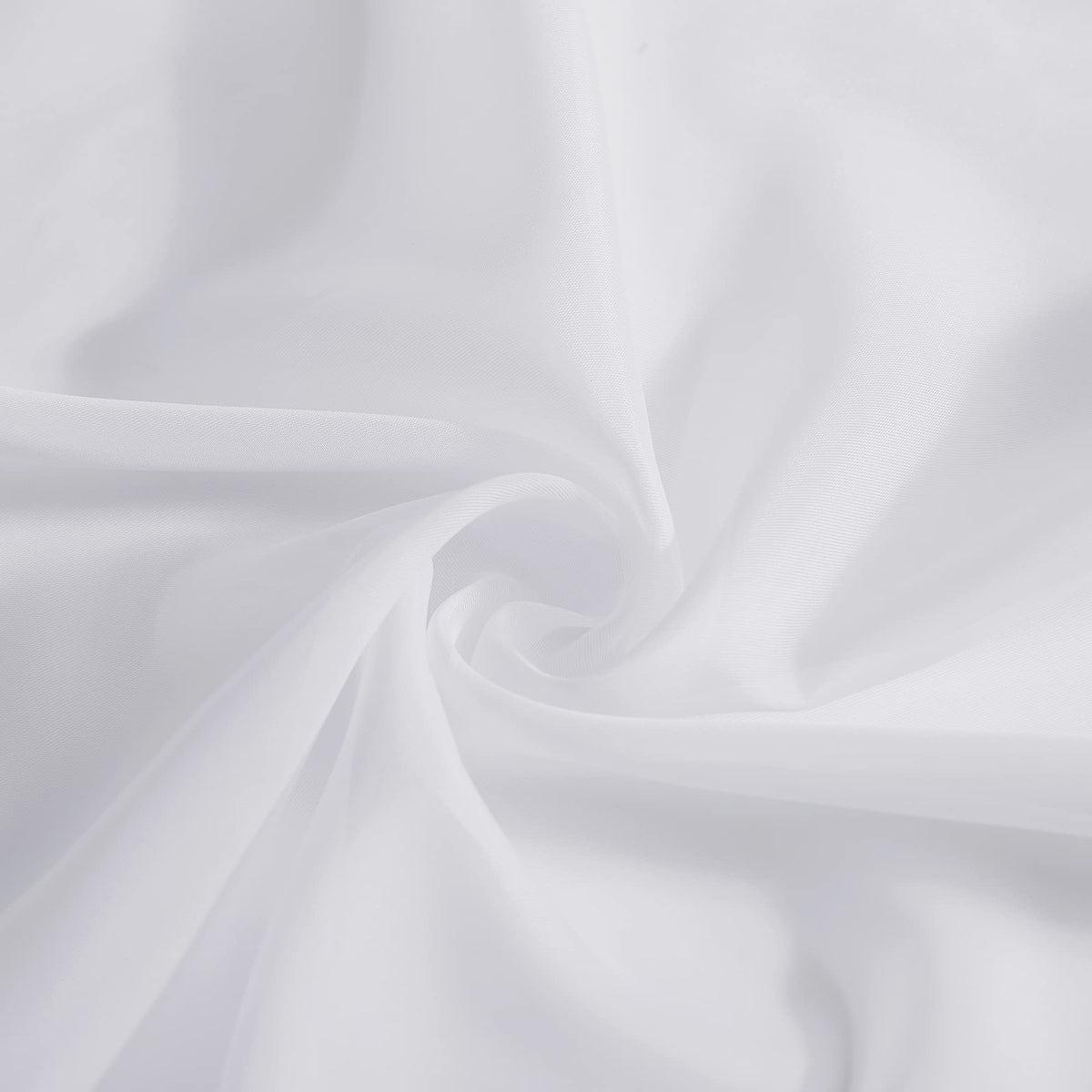 Perdele transparente albe cu inele PONY DANCE pentru living și dormitor 200x140 cm, set 2 buc