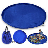 Foldable Toy Storage Bag & Baby Play Mat Space-Saving Design – Space