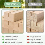 Wooden Place Card Holders 20 Pack – 10×3×2cm