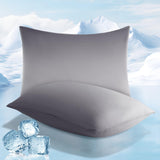 Cooling Pillowcase Pair 40 x 80 cm Arc-Chill Cooling Fibre Q-Max>0.5 100% Cotton – Blue