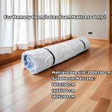 WORKKOOL Vacuum Sealed Bags for Mattress Storage, Vacuum Mattress Bags for Moving, Space Saving Vacuum Bags with Dust and Moisture Resistant (for Mattress 140/150/160 * 200cm)…