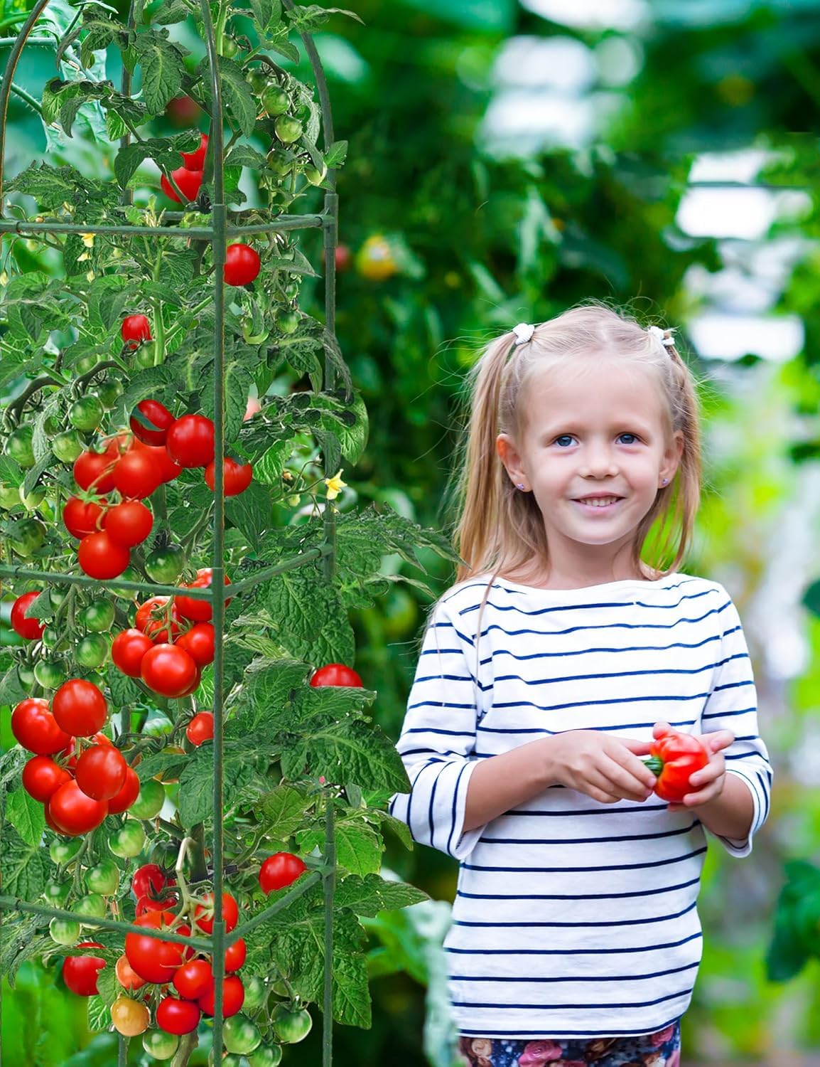 Spalier metalic tip obelisc suport pentru plante cățărătoare de grădină 180 cm