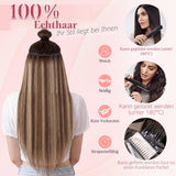 Clip-in Human Hair Extensions 25cm 5pc 7-clips Remy Invisible – Colour 18RP613R
