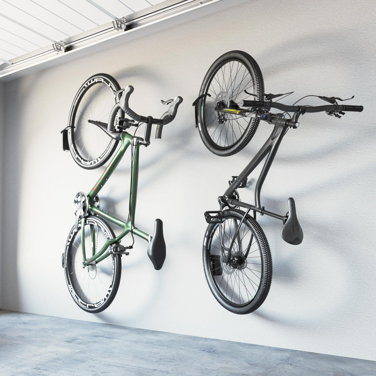 Suport de perete rotativ pentru bicicletă monTEK sarcină maximă 30 kg – Negru