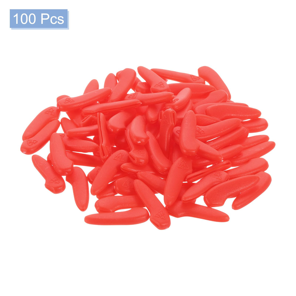 Tece huse de protecție pentru vârfuri și lame de cuțite din plastic, set 100 bucăți – Negru