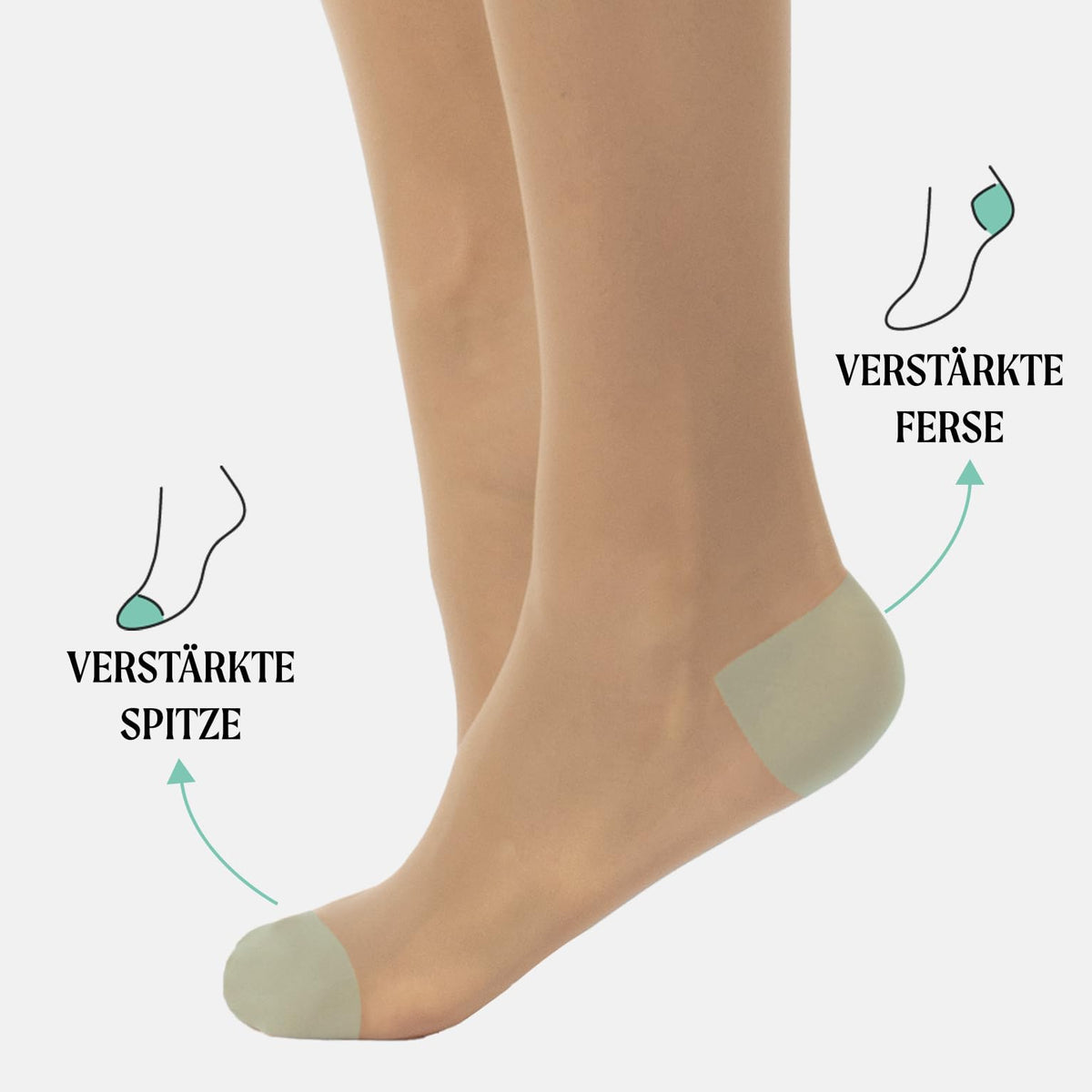 CALZITALY Compression Stockings, 10 mmHg High Compression Pantyhose | 70 Denier | Black, Natural, Blue | S, M, L, XL | Italian Hosiery (M, 2X Natural)