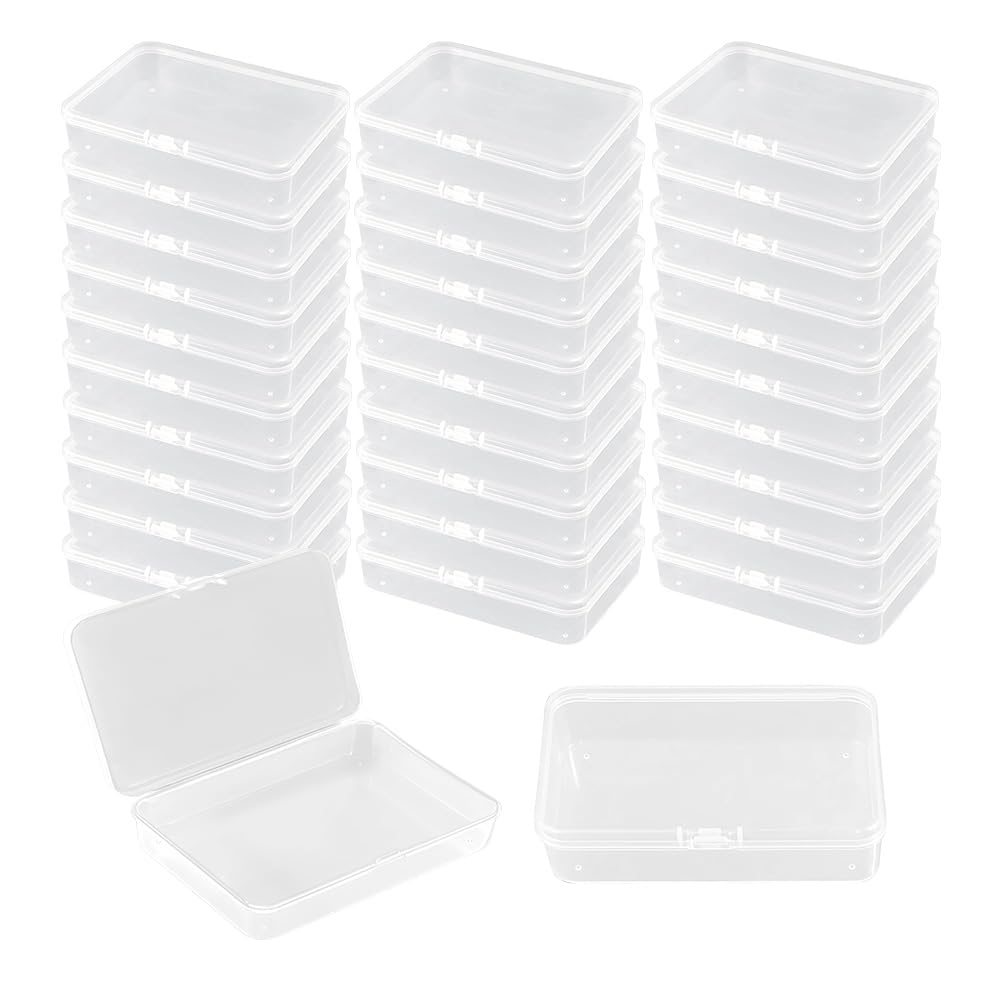 Cutie organizatoare compartimentată etajată din plastic transparent cu 32 spații – Transparent