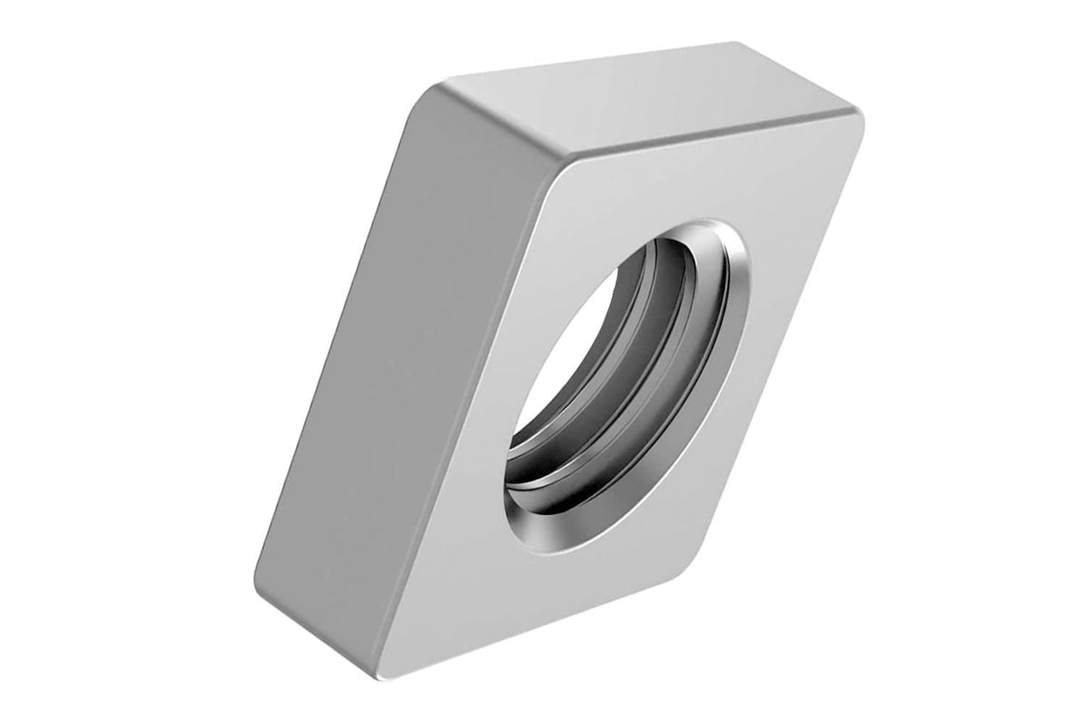 Square Insert Nut Stainless Steel DIN 562 Low Profile – M6 10pcs