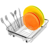 Cutlery Holder Hanging Utensil Organizer 4-Compartment Stainless Steel Spoon Drying Rack – Stainless