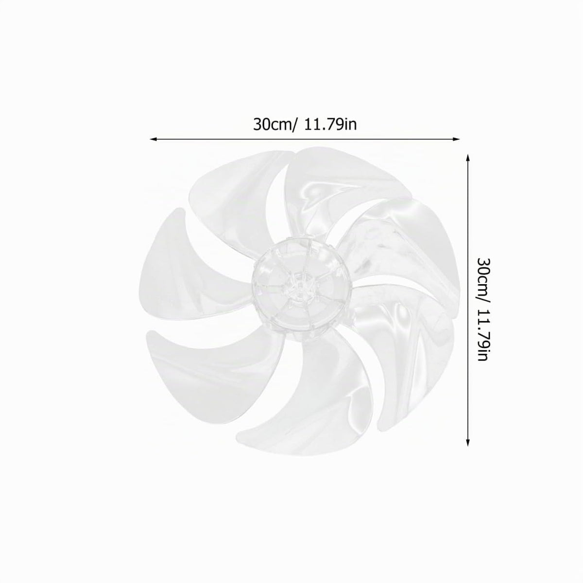 Fan Replacement Blades Plastic Propeller for Table & Pedestal Fans – Universal