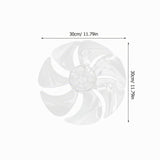 Fan Replacement Blades Plastic Propeller for Table & Pedestal Fans – Universal