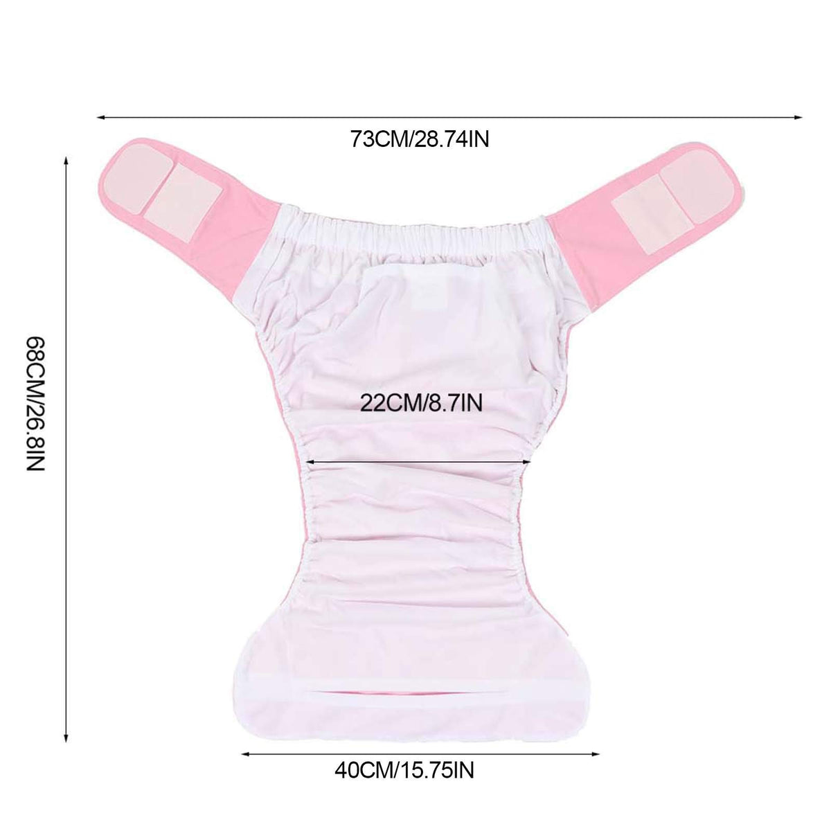 Adult Reusable Swim Diapers Waterproof Pocket – One Size