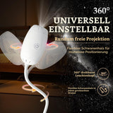 Starry Sky Galaxy Projector Rotating LED Night Light 360° Adjustable – White