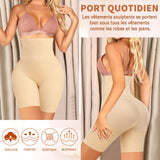 Women's High Waist Shaping Briefs Invisible Slimming Anti-Chafing – Beige 38