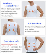 Men’s Compression Shapewear Shirt Tummy Control Tank Top
