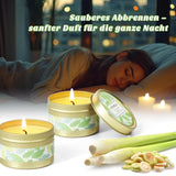 Citronella Outdoor Soy Candles Set of 6 Mosquito-Repellent – Natural