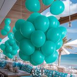 Baloane albe din latex pentru heliu 30 cm, set 50 bucăți – Alb