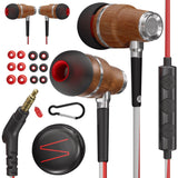Wired Earbuds with Microphone 90% Noise Cancelling – Symphonized