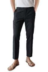 Pantaloni chino bărbați Slim Stretch lejeri – Negru 32/30