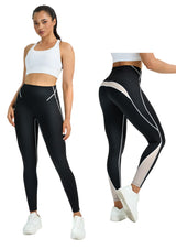 Women's High-Waist Sports Leggings Pockets Opaque Breathable – Various Sizes