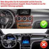 Car Phone Holder Centre Console Mount for Mercedes C-Class W205 2015–2021 & GLC X253 2016–2022 – Black