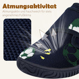 Children's Breathable Non-Slip Slippers Unisex – Navy Blue 31EU (Football)