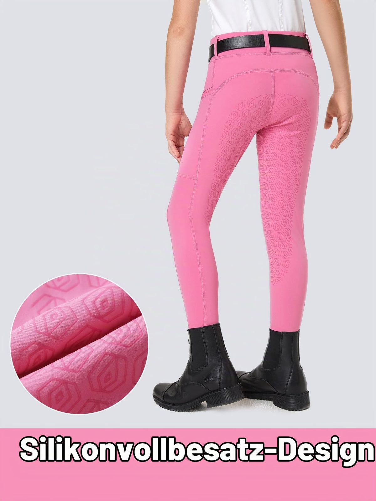 Children's Riding Breeches Silicone Full Seat Non-Slip – Kids
