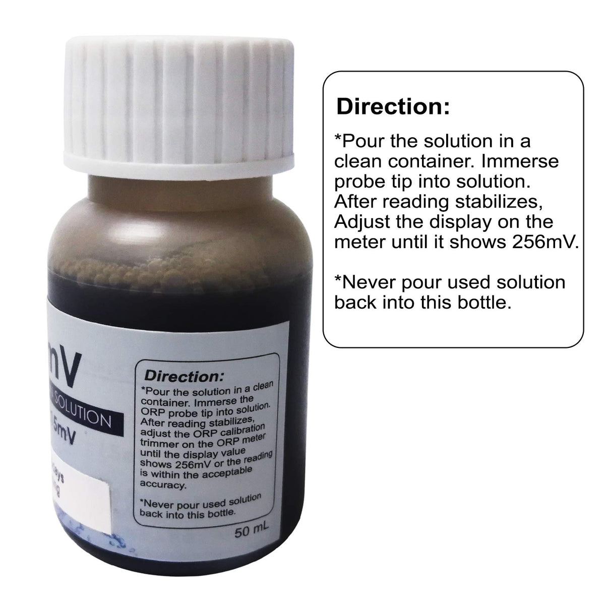 Soluție de calibrare electrod potențial redox ORP 256mV – 50ml
