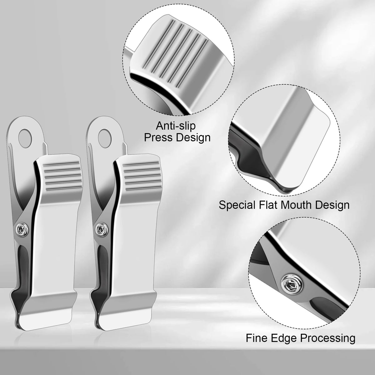 Clești metalici cu arc pentru prindere rapidă și tâmplărie 1/2 inch, set 20 bucăți – Mici