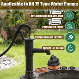 Replacement piston set for Type 75 hand pump with 5 sealing rings – Type 75
